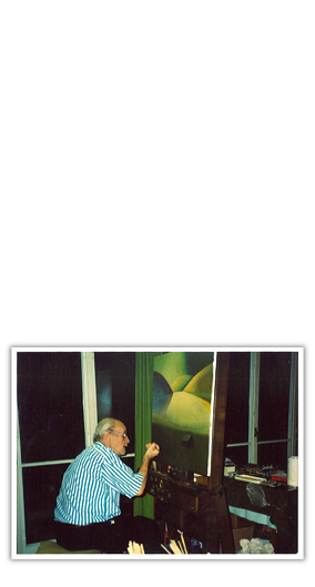 im Atelier in Zürich